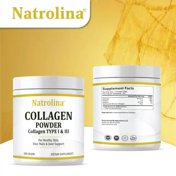 Hydrolyzed Bovine Collagen Powder 200g - Image 7