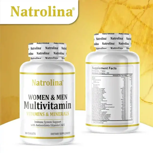 Natrolina Adults Multivitamin for Men & Women 300-03