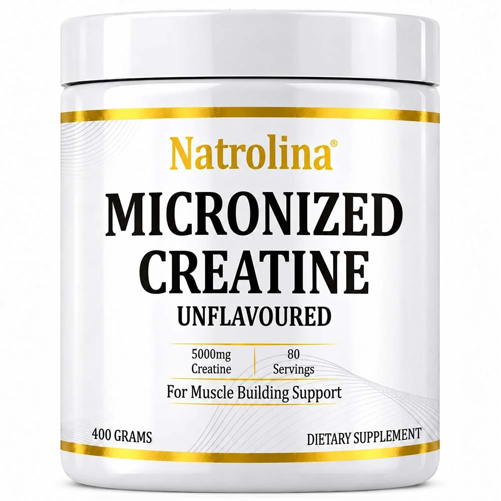 Natrolina Micronized Creatine Unflavoured - 400 Grams