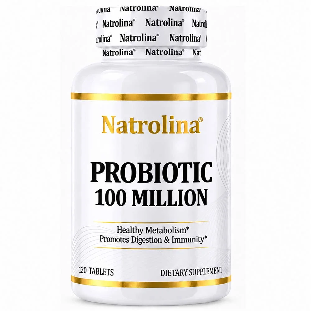 Natrolina Probiotic 100 Million - 120 Tablets