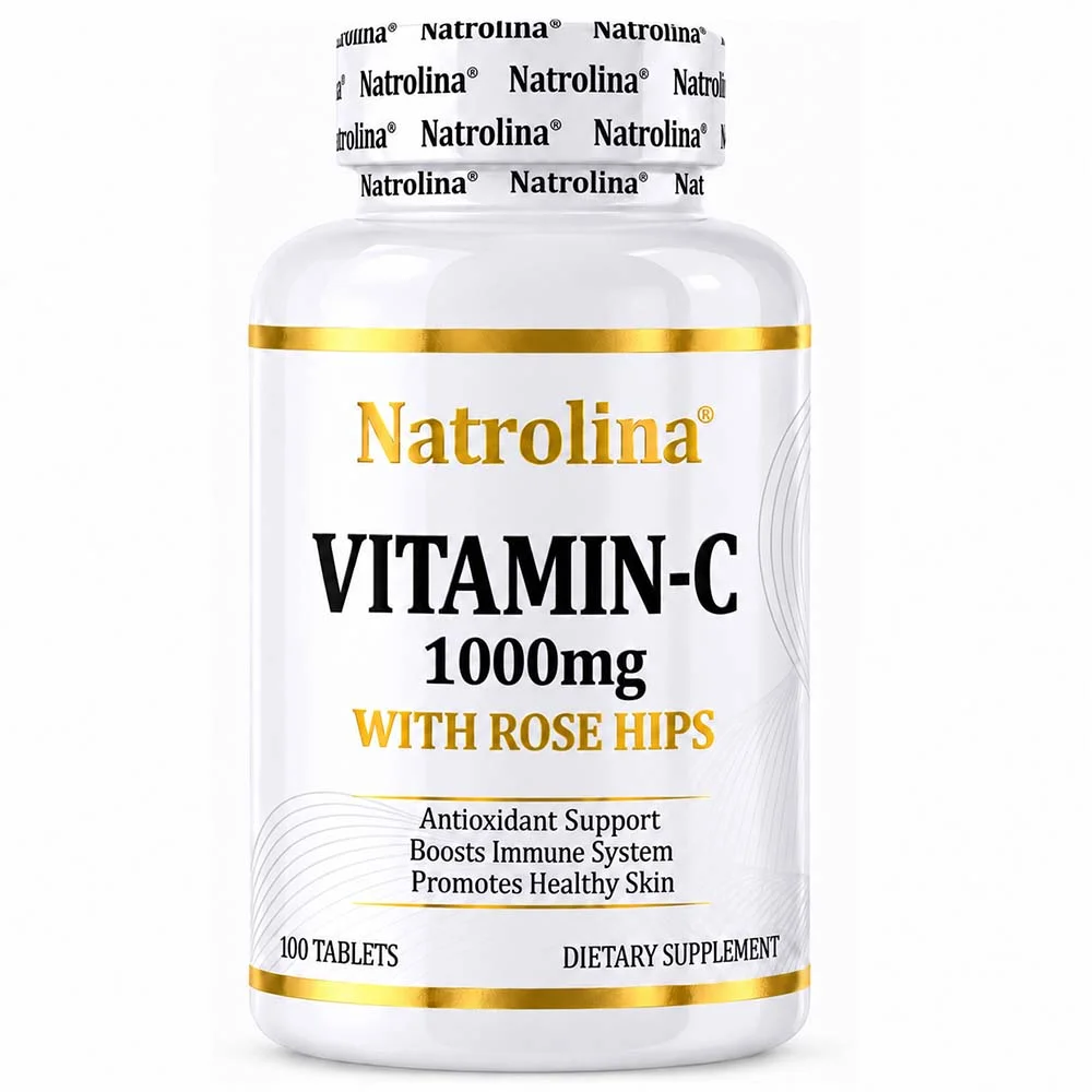 Natrolina vitamin C 1000 mg With Rose Hips - 100 Tablets