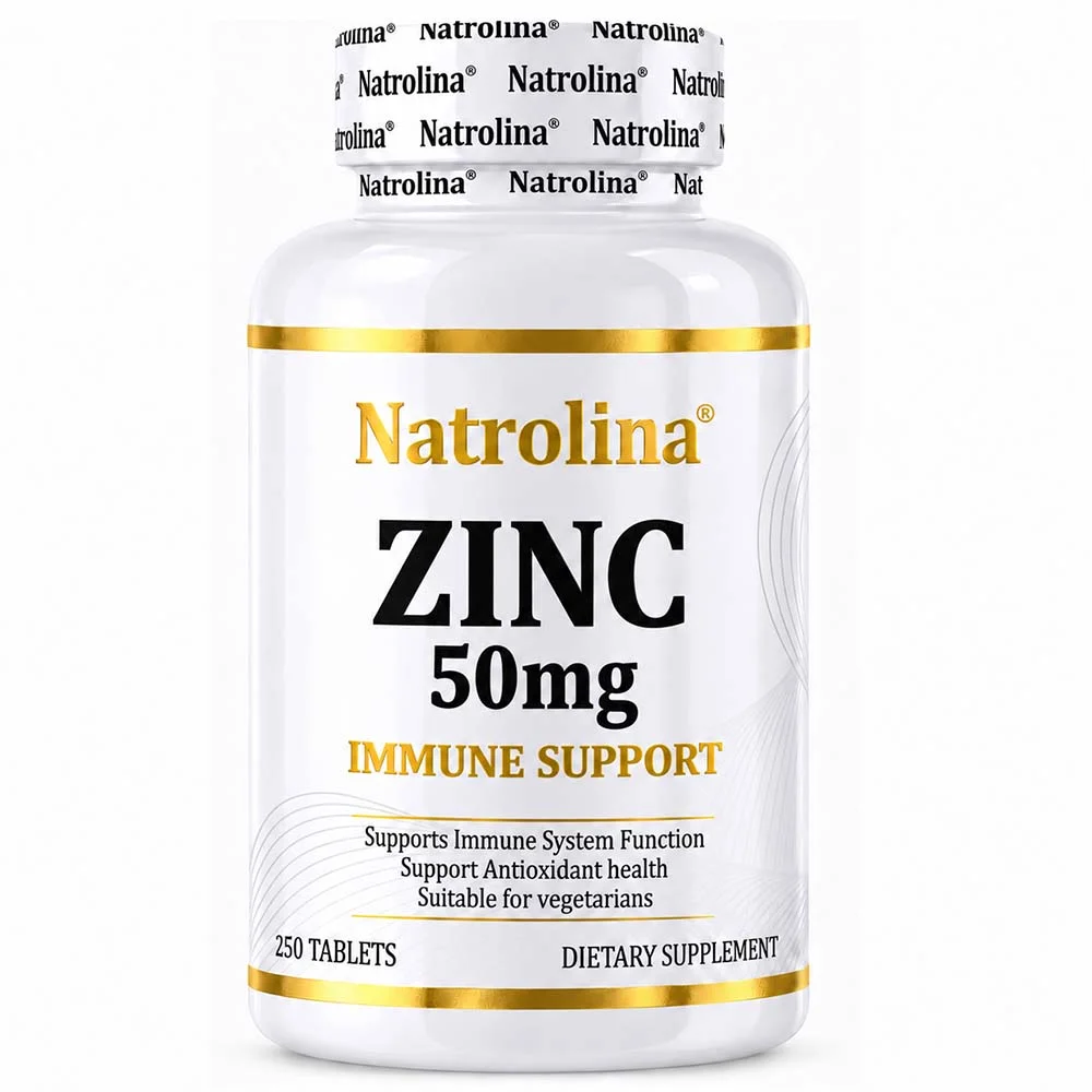 Natrolina Zinc 50 mg - 250 Tablets