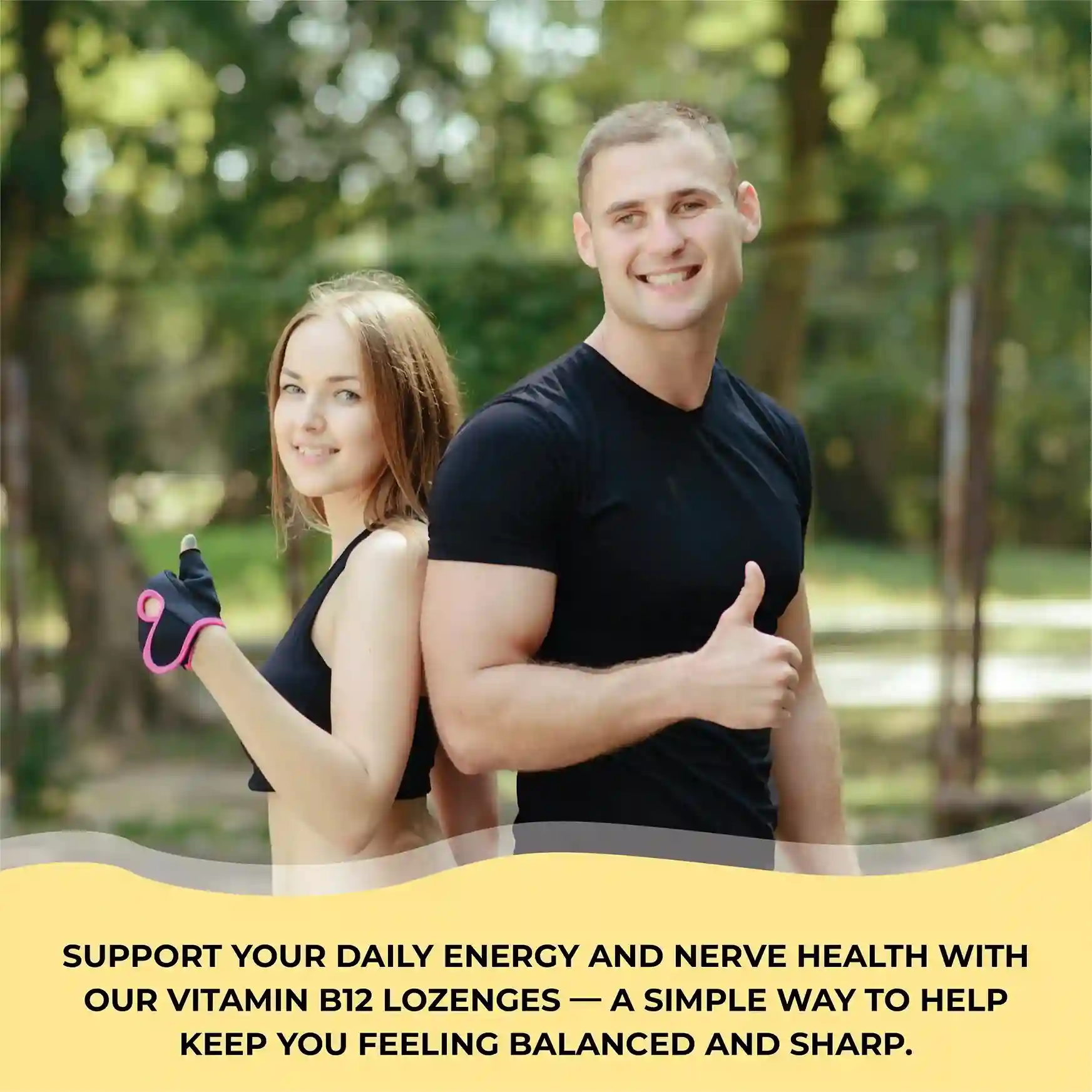 Natrolina Vitamin B12 2000 MCG - 100 lozenges Nerve Health